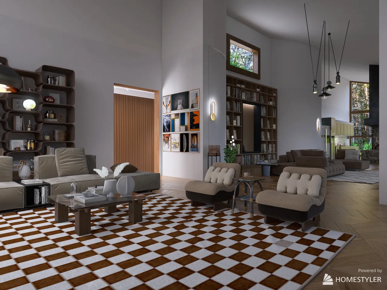 LivingRoom 3d design renderings