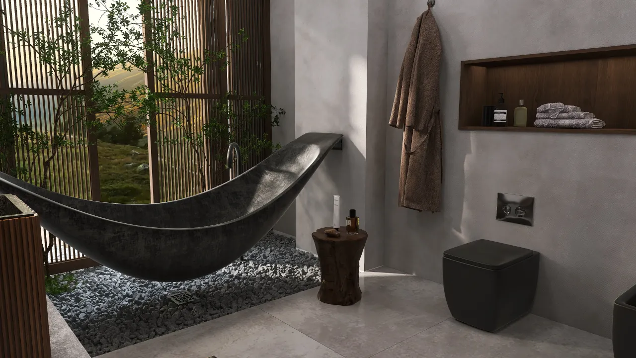 MasterBathroom 3d design renderings