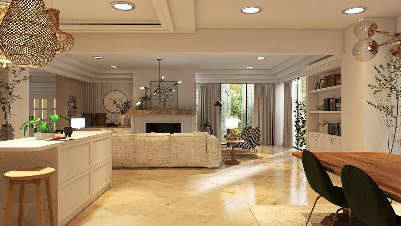 LivingRoom 3d design renderings