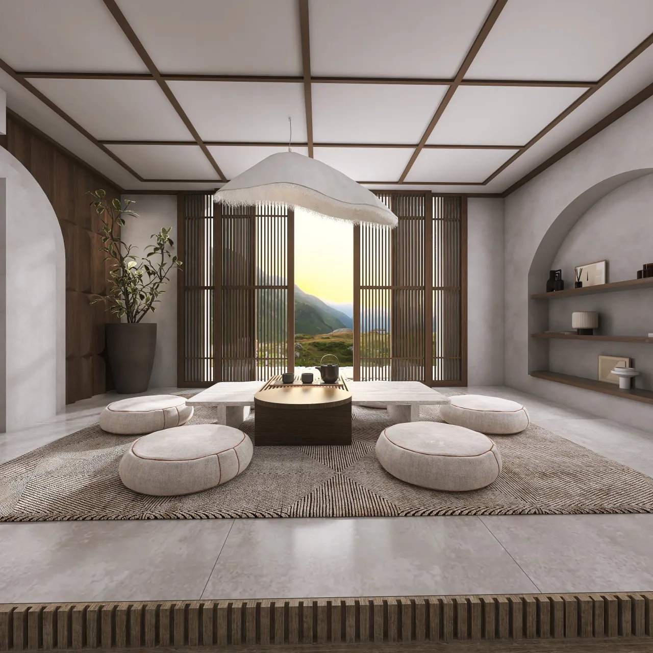 LivingDiningRoom 3d design renderings