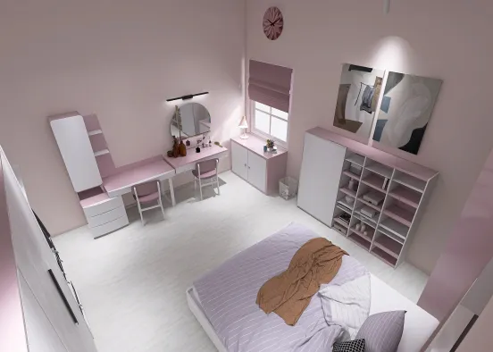 Copy of Pink Bedroom baru ReVISI MENEH Design Rendering