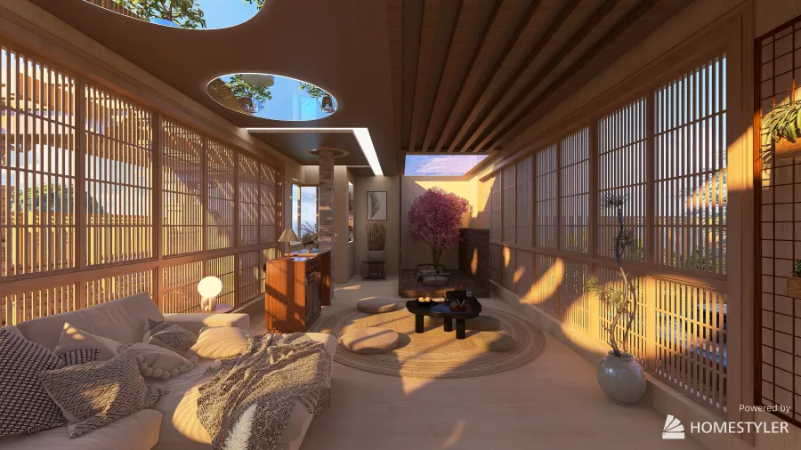 Relax Room 3d design renderings