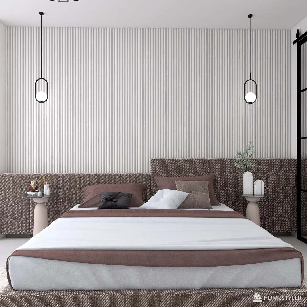 bedroom pinkish 3d design renderings