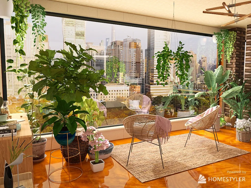 Tokyo Apartment 3d design renderings