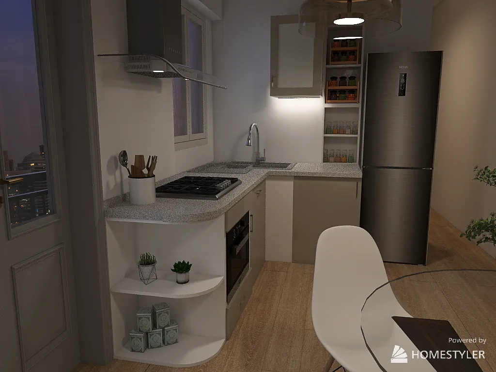 Esercizio Cucina 3d design renderings