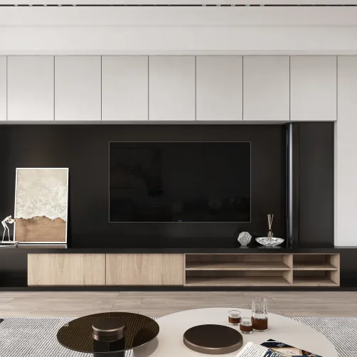 Light Luxury Living Room Design