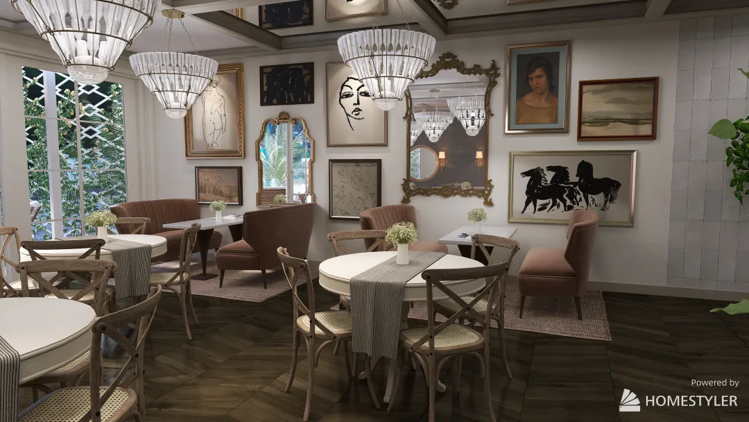 Copy of Copy of French Patisserie 3d design renderings