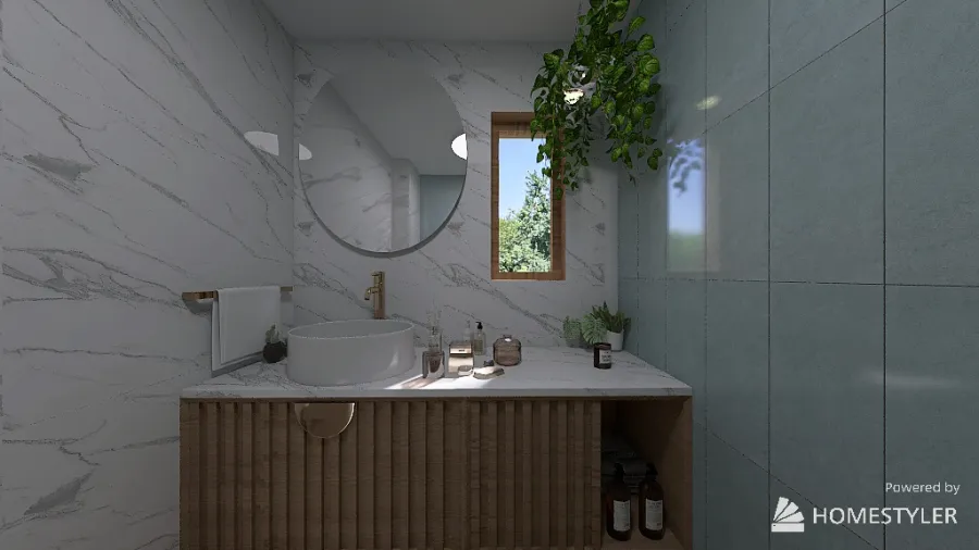 Modern-Boho House 3d design renderings