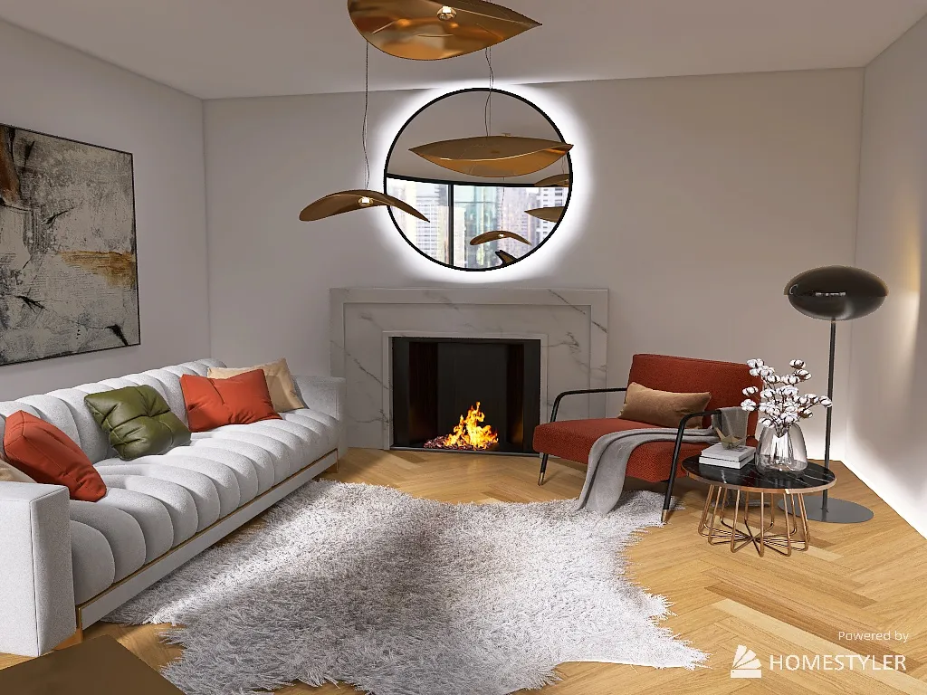 Lounge Room. 3d design renderings