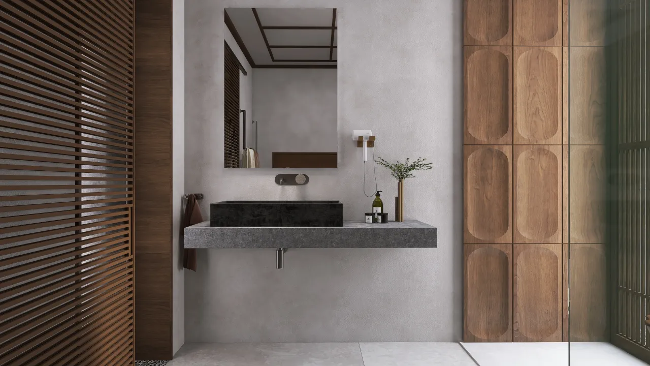 SecondBathroom 3d design renderings