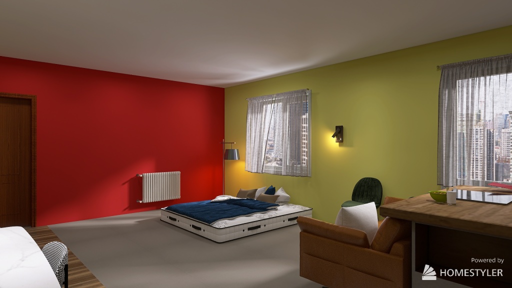 Bucky Barnes' Apartment, Bucharest 3d design renderings
