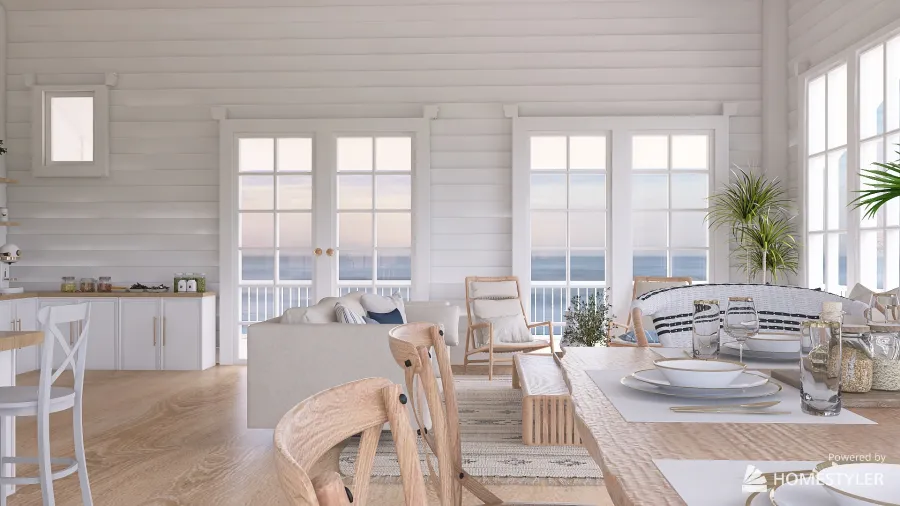 BEACH HOUSE 3d design renderings
