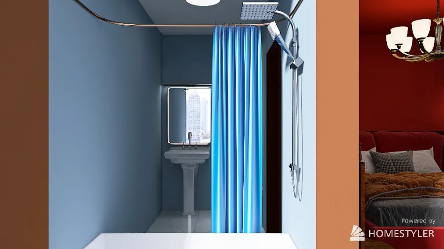 Wes Anderson Inspired House 3d design renderings