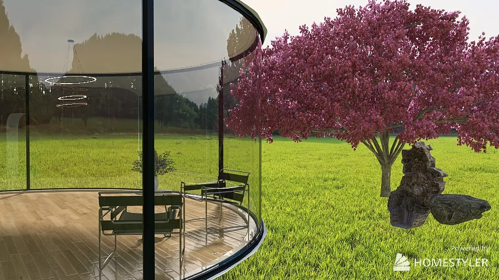 Sakura House 3d design renderings