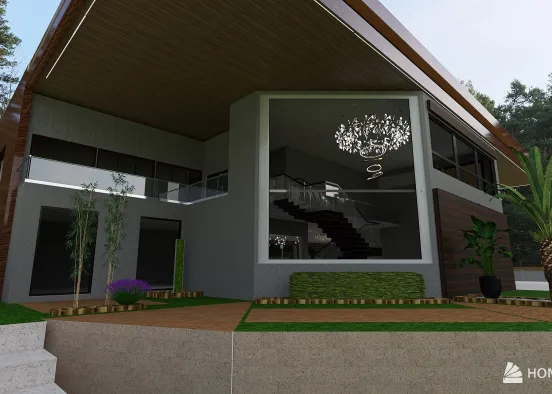【System Auto-save】simple modern house Design Rendering