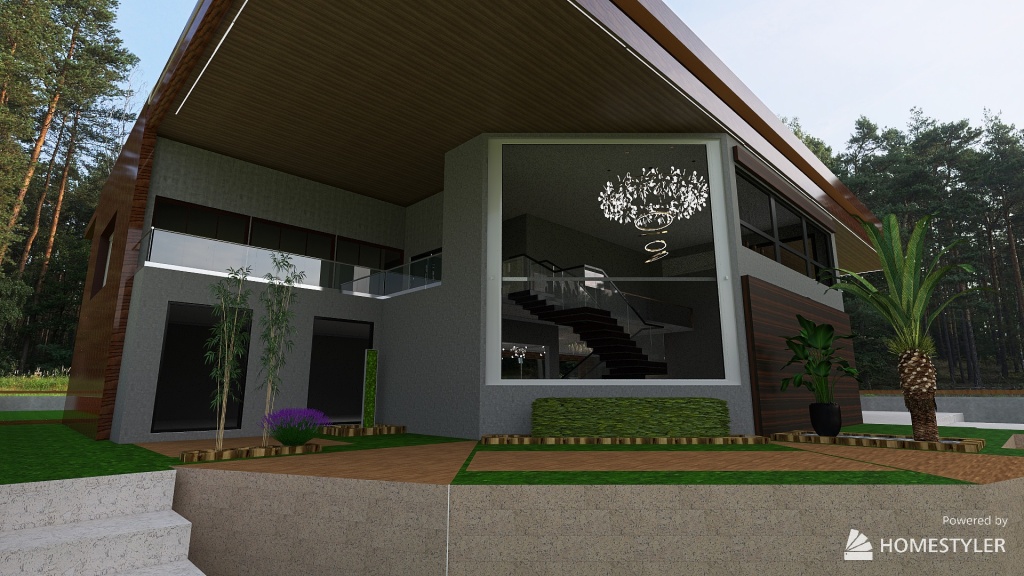【System Auto-save】simple modern house 3d design renderings