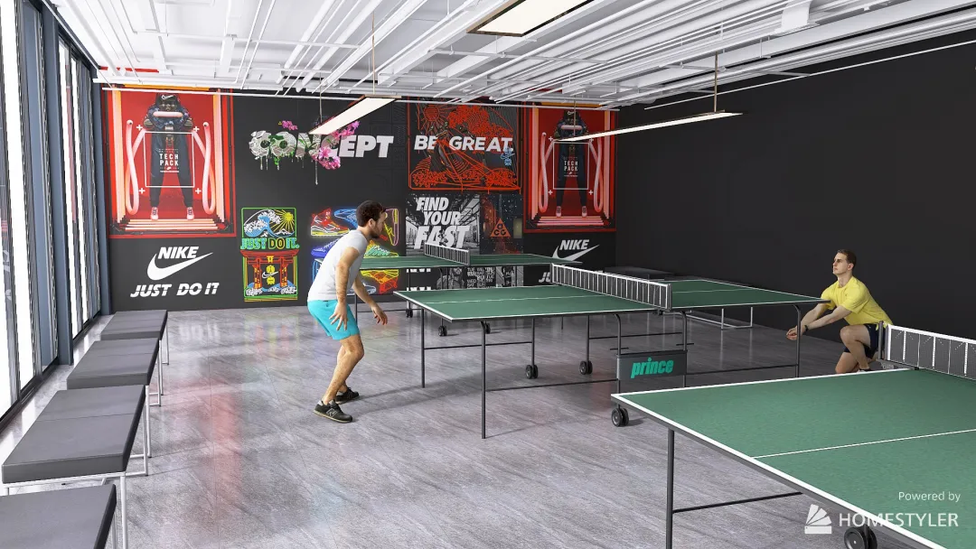 Raylton Tennis Room 3d design renderings