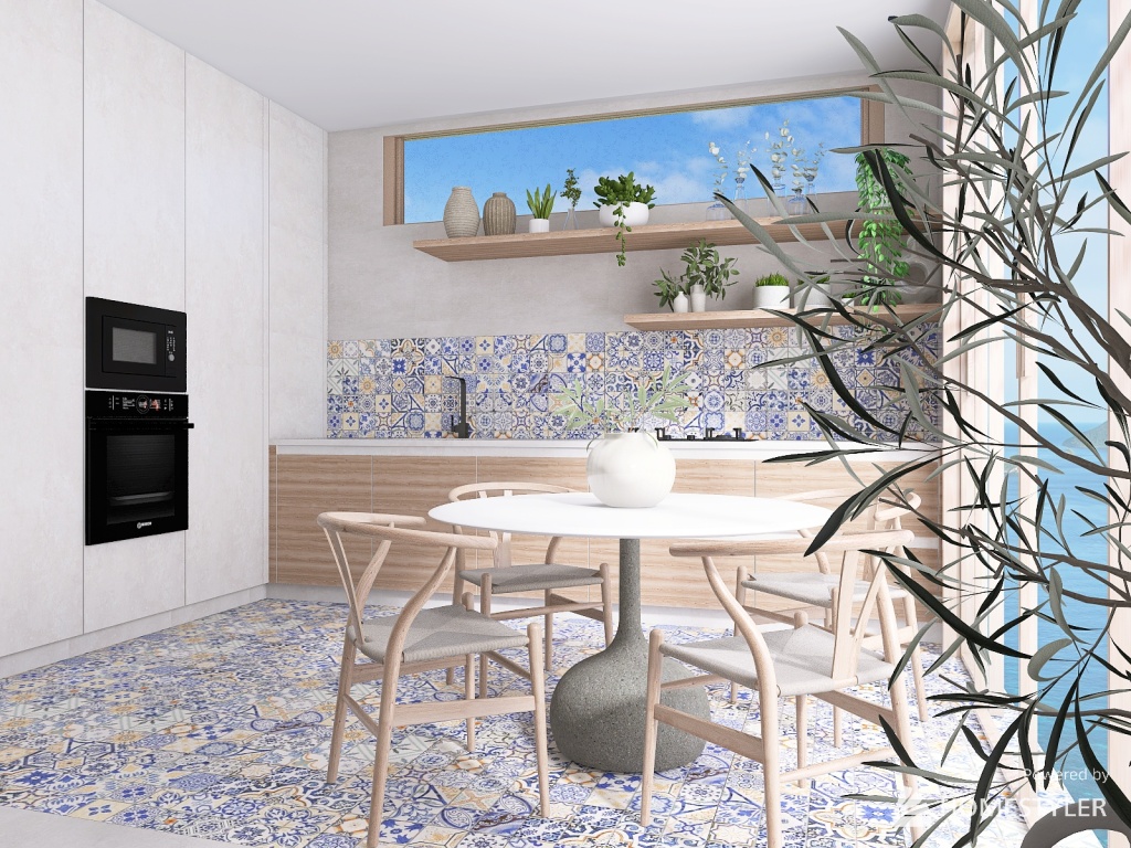 mediterranean house 3d design renderings