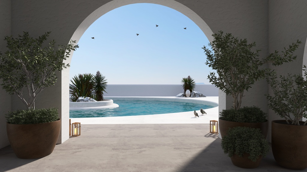 Villa veraniega 3d design renderings