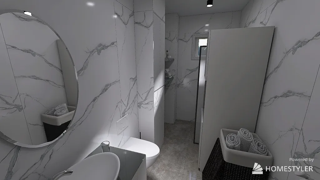 Irena łazienka1 3d design renderings