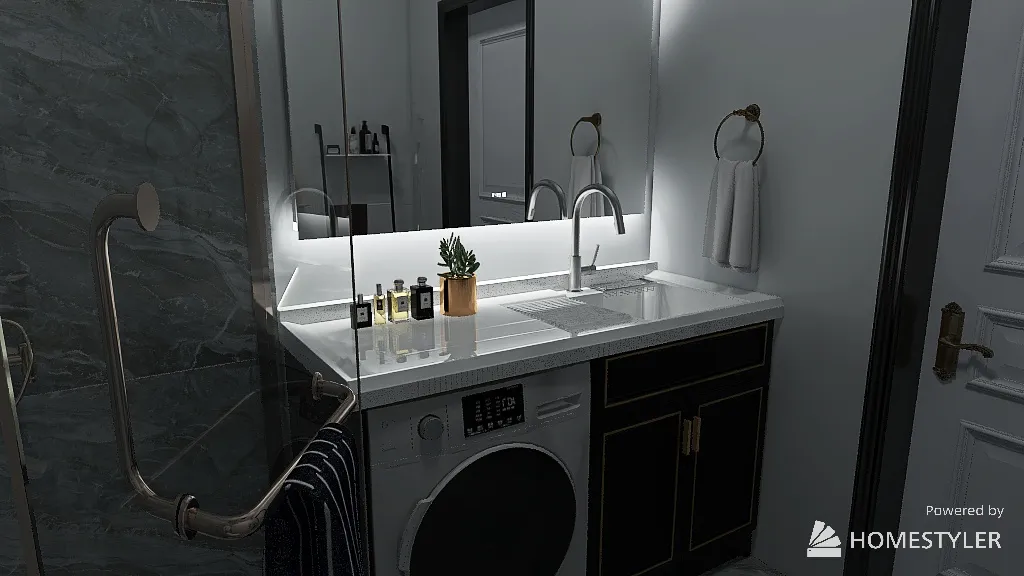 MasterBathroom 3d design renderings