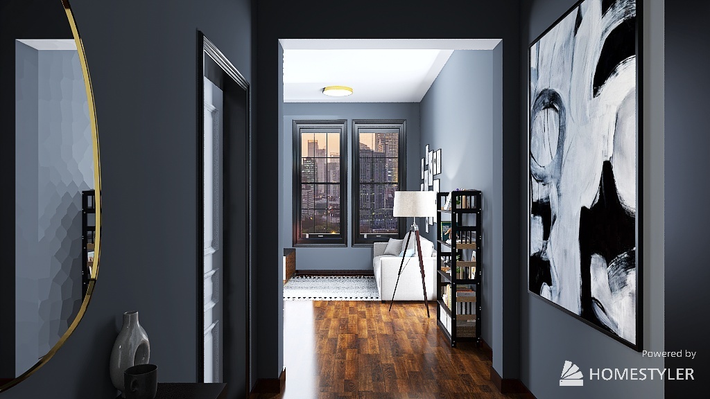 Shadow Apartment 3d design renderings