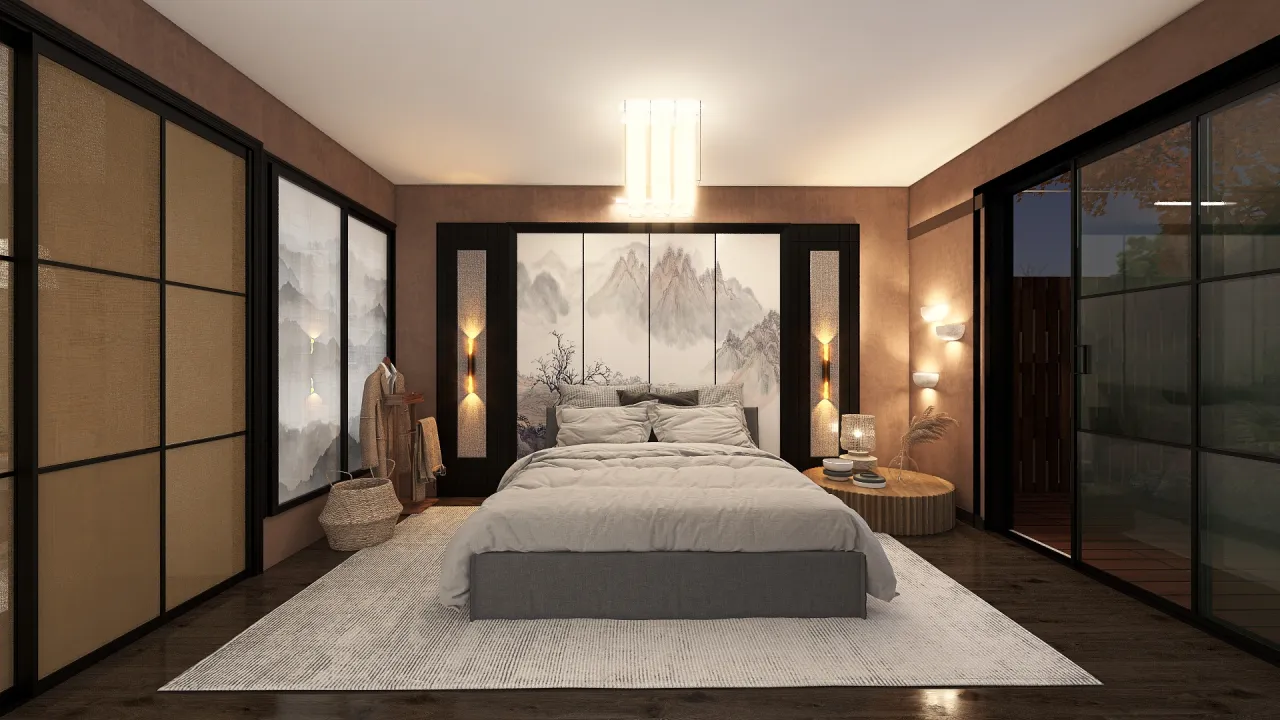 SecondBedroom 3d design renderings