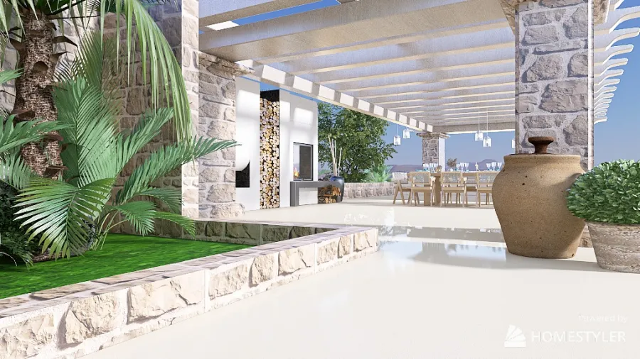 Paradise in Greece 3d design renderings