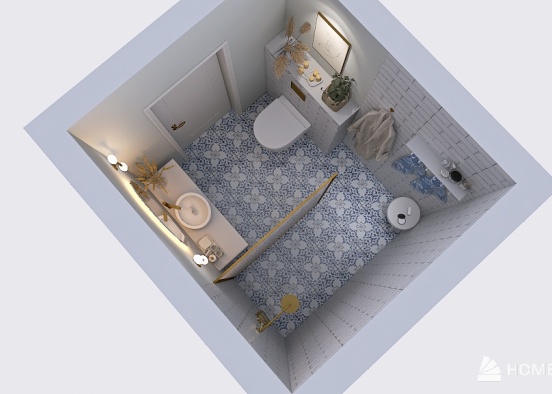 Agata łazienka 2 Design Rendering