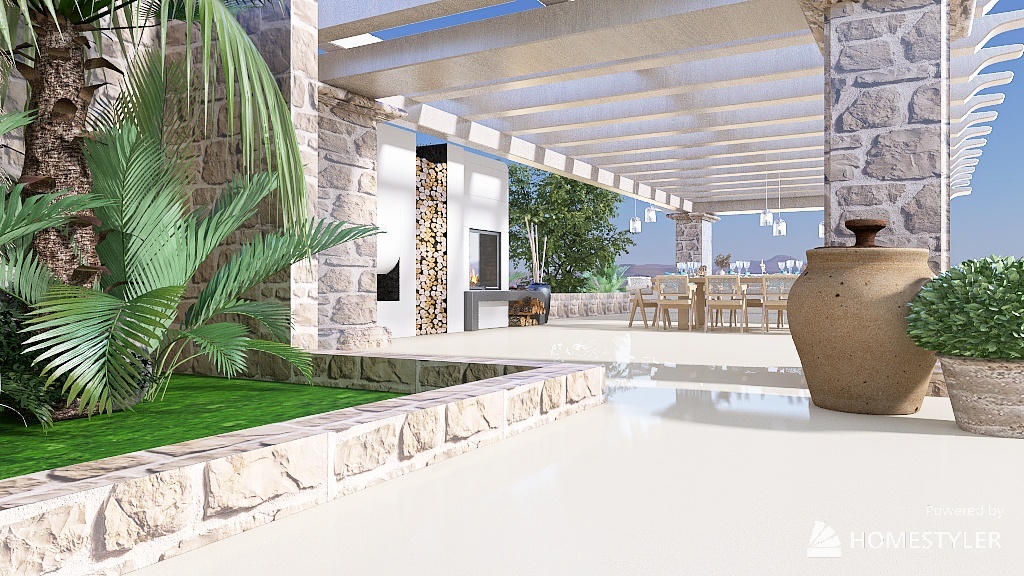 Copy of Paradise in Greece 1 3d design renderings