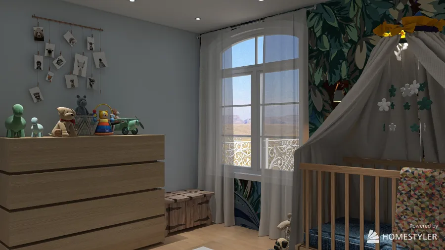 Baby's Bedroom 3d design renderings