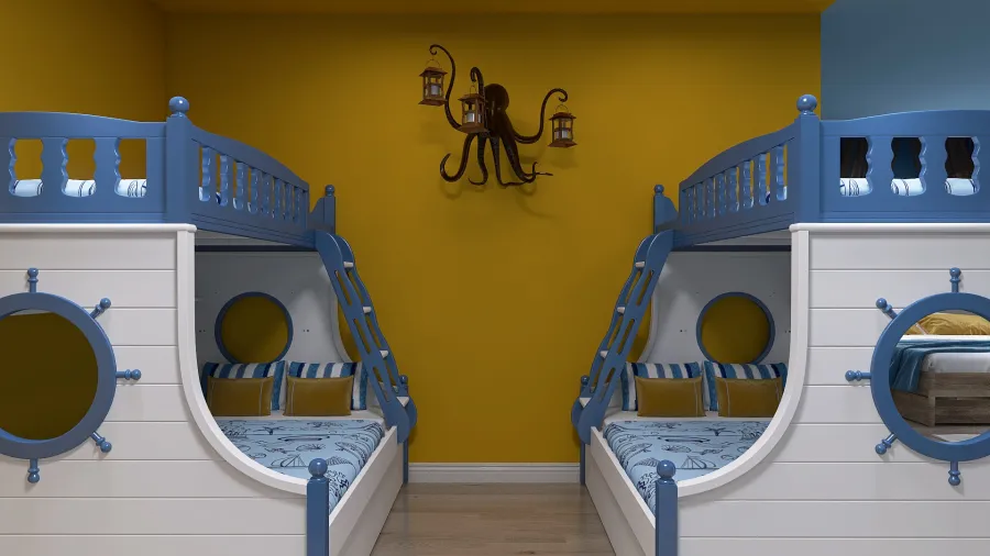 Family Bedroom 3d design renderings