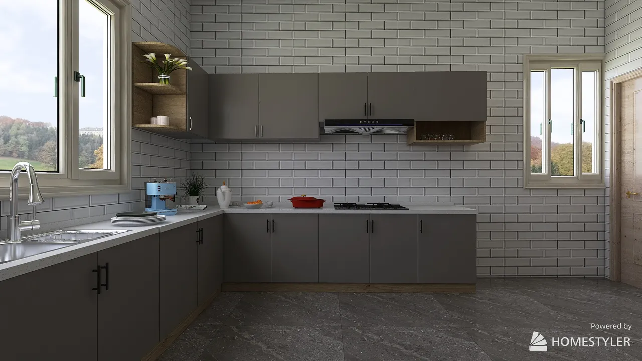 ali kitchen 3d design renderings