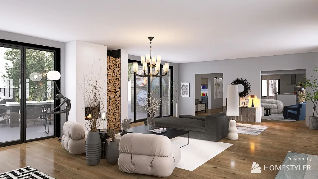 Calabasas mansion 3d design renderings