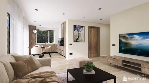 Modern new house interior design