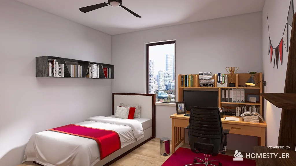Dorm Room Suite 3d design renderings