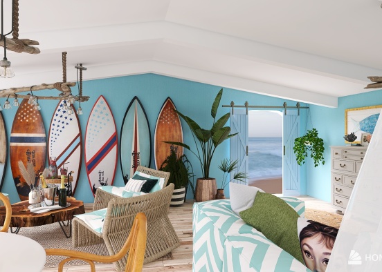 beach house Design Rendering