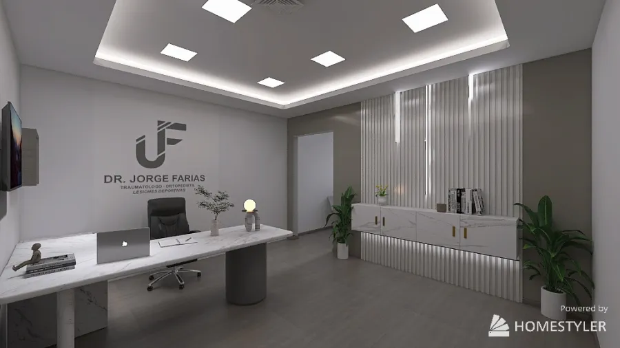 consultorio dr. jorge faria 3d design renderings
