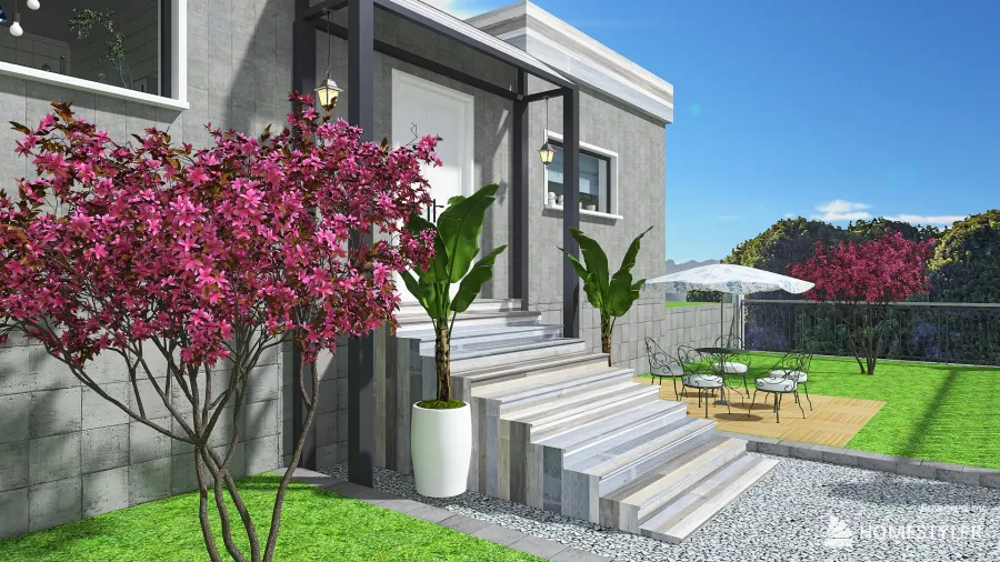 Coastal - Small house 3d design renderings
