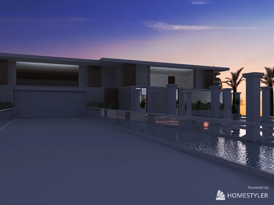 Villa De La Luxure 3d design renderings