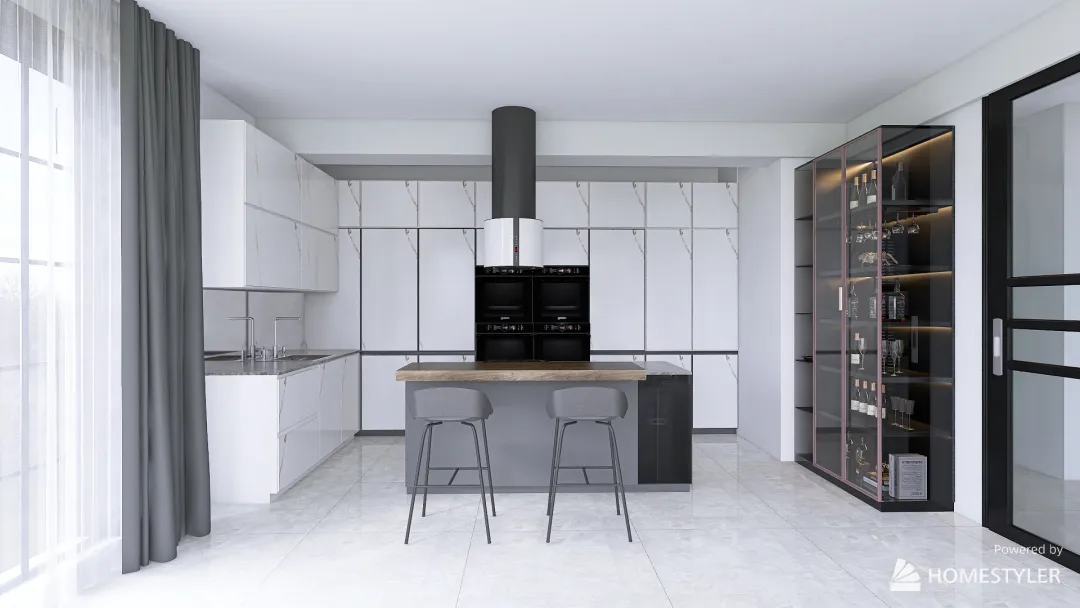 кухня  Zviad 3d design renderings