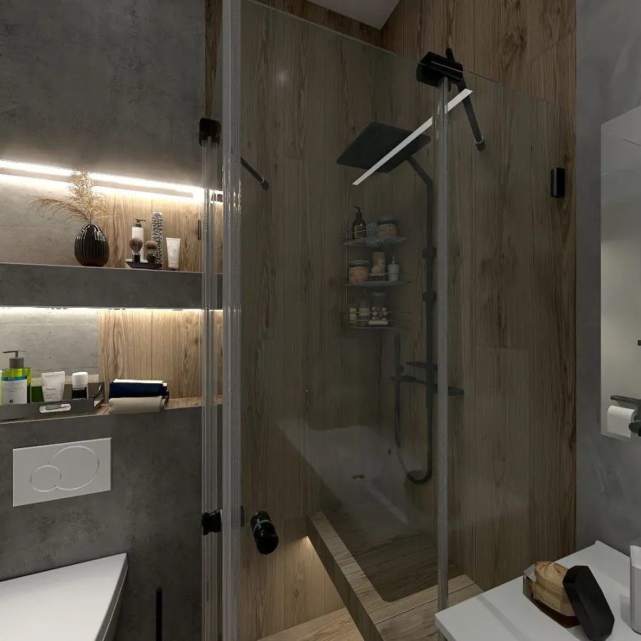 Ванная комната 3d design renderings