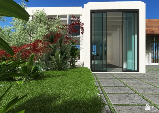 Modern Villa in the Caribbeans  Design Rendering