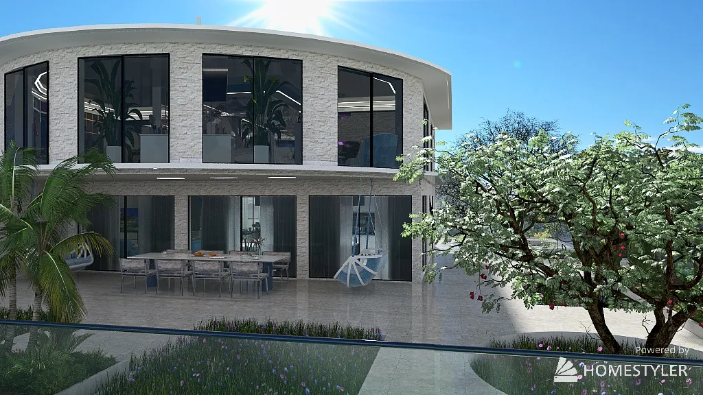 casa in costiera 3d design renderings