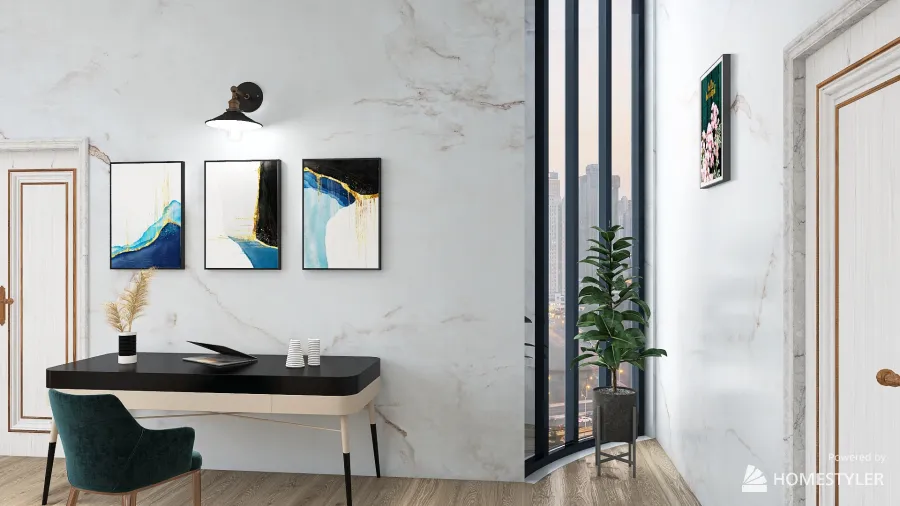Formal Living Room 3d design renderings