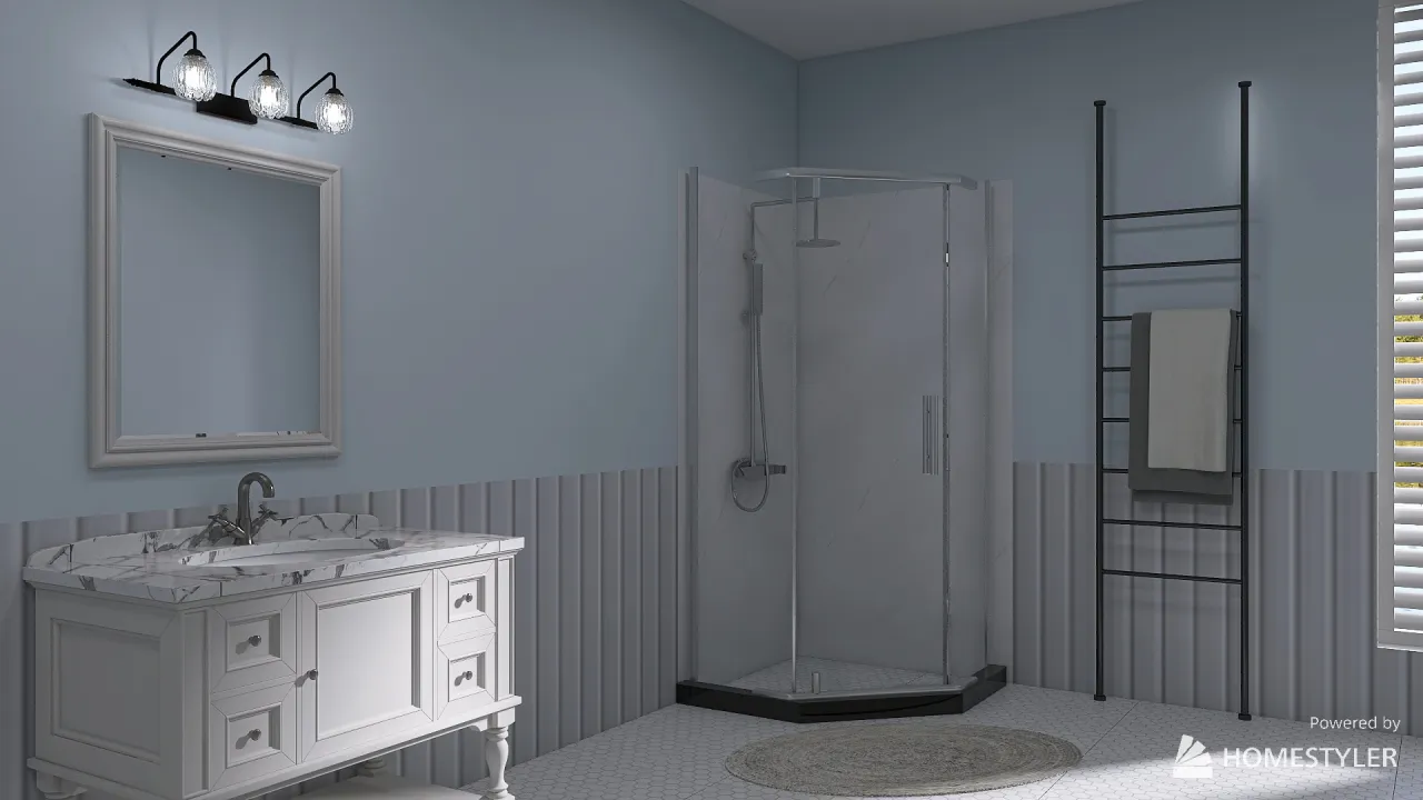 Bathroom 3d design renderings