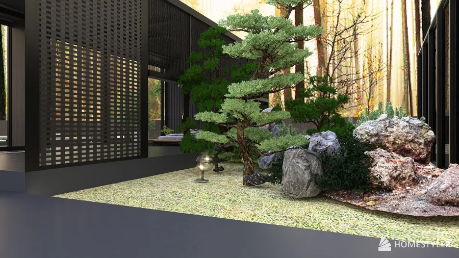 Black villa 3d design renderings