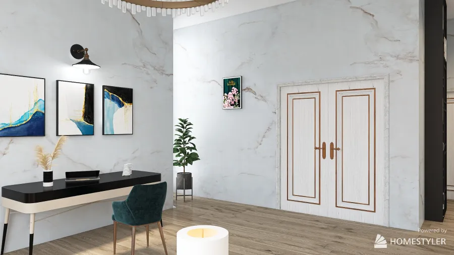 Formal Living Room 3d design renderings