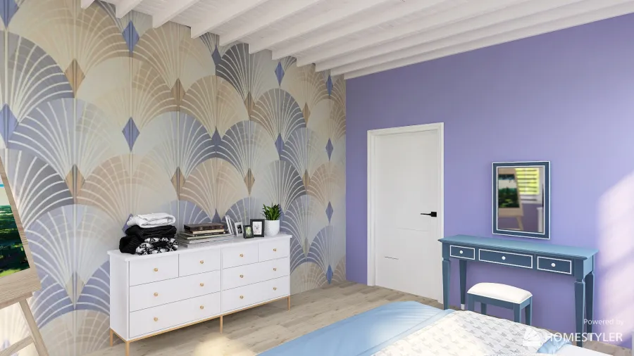Ivy's Bedroom 3d design renderings