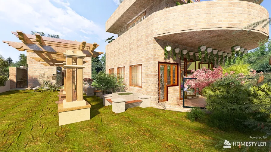 Vertical Farm in Tuscany 3d design renderings